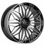 Легковой диск Skill Wheels RR134 10x24 5x112 ET25 66,6 чёрный + полированные спицы